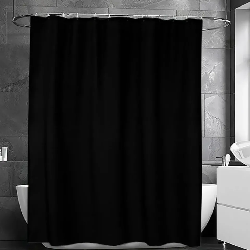 Etol Design Cortinas De Ducha<Cortina de ducha Match 200 x 240 cm, extra alta Negro