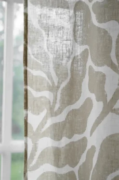 Fine Little Day Cortinas<Cortina Leaves 147x250 cm, Sand Beige