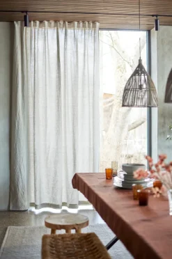 Himla Cortina Sunrise con cinta para fruncir 280x250 cm, Oatmeal Beige