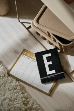 Design Letters Calendarios Y Cuadernos<Cuaderno de notas , E Negro