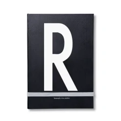 Design Letters Cuaderno de notas , R Negro New