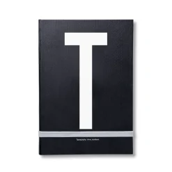Design Letters Cuaderno de notas , T Negro Hot
