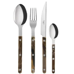 SABRE Paris Cuberterías Combinadas<Cubertería Bistrot 24 piezas, Buffalo Marrón