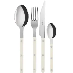 SABRE Paris Cuberterías Combinadas<Cubertería Bistrot shiny 24 piezas, Ivory Beige