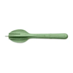 Koziol Cubertería Klikk 3 piezas, Nature leaf green Verde Hot
