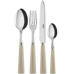 SABRE Paris Cubertería Nature 24 piezas, Horn Beige Outlet