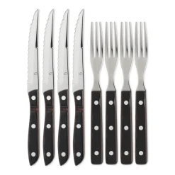 Gense Cubertería Old Farmer 8 piezas, 8 piezas MarrónPlateado Discount