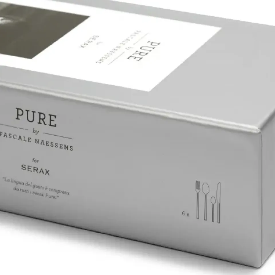 Serax Cuberterías Combinadas<Cubertería Pure 24 piezas, acero inoxidable Plateado
