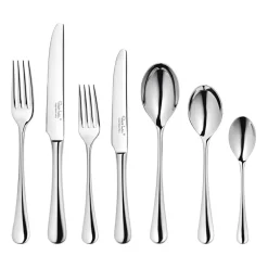 Robert Welch Cubertería Radford brillante, 84 piezas Plateado Outlet