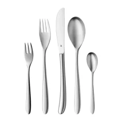 WMF Cuberterías Combinadas<Cubertería Silk cromargan brillante, 60 piezas Plateado