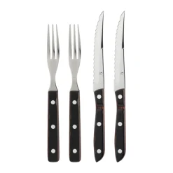 Gense Cuchillos Para Carne<Cubiertos de carne Old Farmer, Cubierto de carne, 4 piezas Plateado