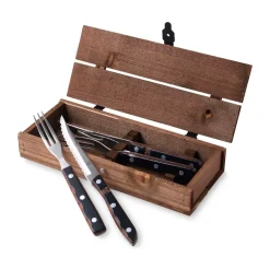 Gense Cuchillos Para Carne<Cubiertos de carne Old Farmer, Cubierto de carne, 4 piezas Plateado