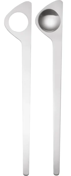 Stelton Cubiertos De Ensalada<Cubiertos de ensalada AJ cylinda-line, acero inoxidable Plateado