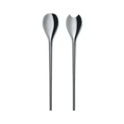 Alessi Cubiertos De Ensalada<Cubiertos de ensalada Human Collection, Acero inoxidable Gris