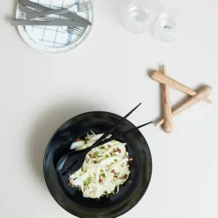 Normann Copenhagen Cubiertos De Ensalada<Cubiertos de ensalada Krenit, Negro