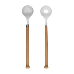 Sagaform Cubiertos De Ensalada<Cubiertos de ensalada Nature, 2-pack, Roble PlateadoMarrón
