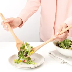 Brabantia Cubiertos De Ensalada<Cubiertos de madera para servir ensalada Profile, madera de haya Marrón