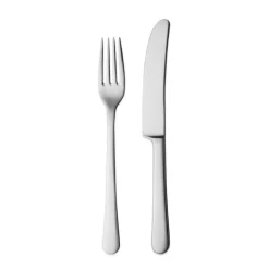 Georg Jensen Cubiertos de postre Copenhagen mate, 8 piezas Plateado Clearance