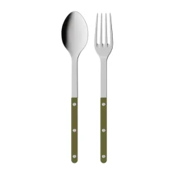 SABRE Paris Cubiertos de servir Bistrot Solid, 2 piezas, Helecho Verde Discount