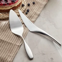 Hardanger Bestikk Cubiertos de servir tarta Hardanger, acero inoxidable Plateado