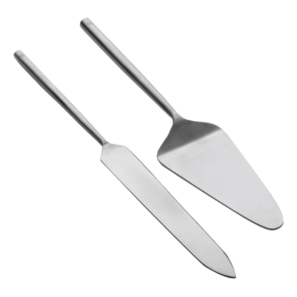 ERNST Palas Para Tarta<Cubiertos de tarta , 2 piezas, Acero inoxidable Plateado