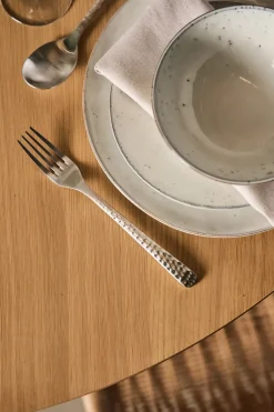 Broste Copenhagen Cuberterías Combinadas<Cubiertos Hune 16 piezas, Brushed satin hammered Plateado