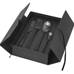 Broste Copenhagen Cuberterías Combinadas<Cubiertos Hune 16 piezas, titanium mat black Negro