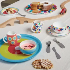Alessi Cubiertos Infantiles<Cubiertos infantiles ni, 3 piezas Plateado