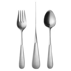 Georg Jensen Cubiertos Infantiles<Cubiertos infatiles Vivianna mate, 3 cubiertos Plateado