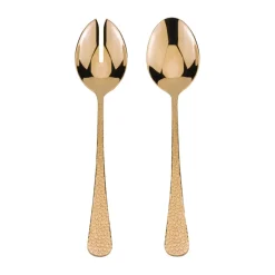 Vargen & Thor Cubiertos para ensalada Frost, Cava Color dorado Discount