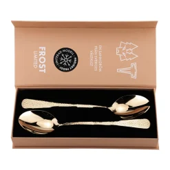 Vargen & Thor Cubiertos para ensalada Frost, Cava Color dorado Discount