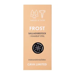 Vargen & Thor Cubiertos para ensalada Frost, Cava Color dorado Discount
