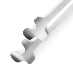 Born In Sweden Cubiertos para ensalada Leaf, Brushed Steel Plateado Sale