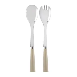 SABRE Paris Cubiertos De Ensalada<Cubiertos para ensalada Nature, 2 piezas, Cuerno sintético Beige