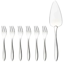 Hardanger Bestikk Cubiertos para tarta Maria 7 piezas, 7 piezas Plateado Best