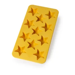 Lékué Utensilios De Vino Y Bar<Cubitera con tapa amarilla, Estrellas Amarillo