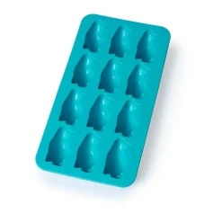 Lékué Utensilios De Vino Y Bar<Cubitera con tapa turquesa, Pingüino Azul