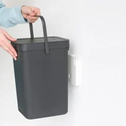 Brabantia Cubos De Reciclaje Interior<Cubo de basura & Go 12L, Gris