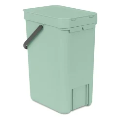 Brabantia Cubos De Reciclaje Interior<Cubo de basura & Go 12L, Jade green Verde