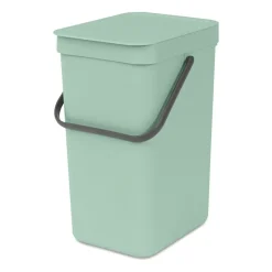 Brabantia Cubos De Reciclaje Interior<Cubo de basura & Go 12L, Jade green Verde