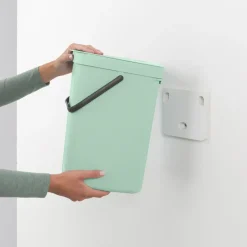 Brabantia Cubos De Reciclaje Interior<Cubo de basura & Go 12L, Jade green Verde
