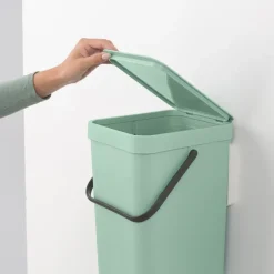 Brabantia Cubos De Reciclaje Interior<Cubo de basura & Go 12L, Jade green Verde