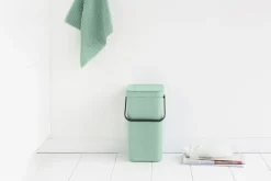 Brabantia Cubos De Reciclaje Interior<Cubo de basura & Go 12L, Jade green Verde