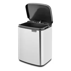 Brabantia Cubo de basura Bo 7 L, Acero cepillado brillante Plateado Discount
