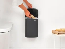 Brabantia Cubos De Pedal|Cubos De Pedal<Cubo de basura Bo 4 L, Mineral Infinite Grey Gris