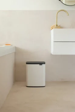 Brabantia Cubos De Pedal|Cubos De Pedal<Cubo de basura Bo 12 L, Soft Beige Marrón