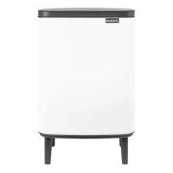 Brabantia Cubo de basura Bo alto 12 L, Blanco