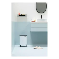 Brabantia Cubo de basura Bo alto 12 L, Blanco