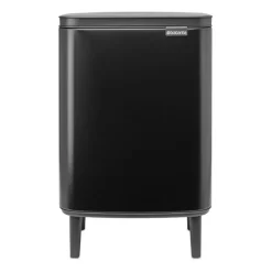 Brabantia Cubo de basura Bo alto 12 L, mate Negro Clearance