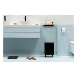 Brabantia Cubo de basura Bo alto 12 L, mate Negro Clearance